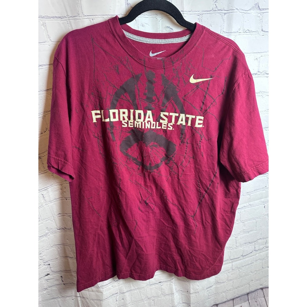 Nike Florida State Seminoles T-Shirt Graphic Tee Standard Fit XL
